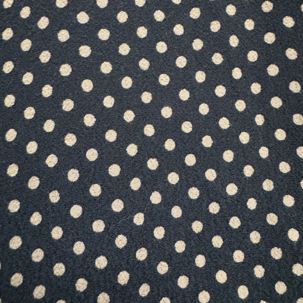 Madewell Black Tan Polka Dot Long Sleeve Tunic Shirt Dress Size XXS - Picture 11 of 15